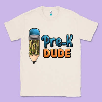 Pre K Dude Classic Tee Designed By Jasminsmagicworld