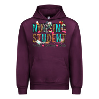 Mauve Wine nursing student no sleep no money no life Urban Hoodie - OliviaCreatesArt
