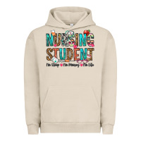 Pigment French Oak nursing student no sleep no money no life Urban Hoodie - OliviaCreatesArt