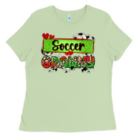 Matcha soccer granny with leopard Ladies Tee - Zillion Design Studio
