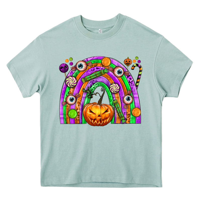 Halloween Rainbow Heavy Core Tee by texasbilliewilder | Teevron