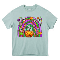 Arona Halloween Rainbow Heavy Core Tee - texasbilliewilder