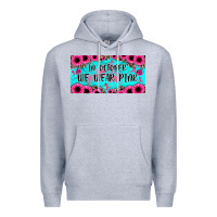 Heather Grey in october we wear pink Premium Hoodie - JahusDesignShop