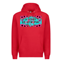 Red in october we wear pink Premium Hoodie - JahusDesignShop
