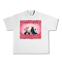 Lunar Rock Panda With Sakura Blooms Urban Heavy Tee - LillyAllenDesigns