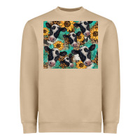 Mushroom western leopard sunflower black and white  cow Heavyweight Sweatshirt - BarkalooDesign