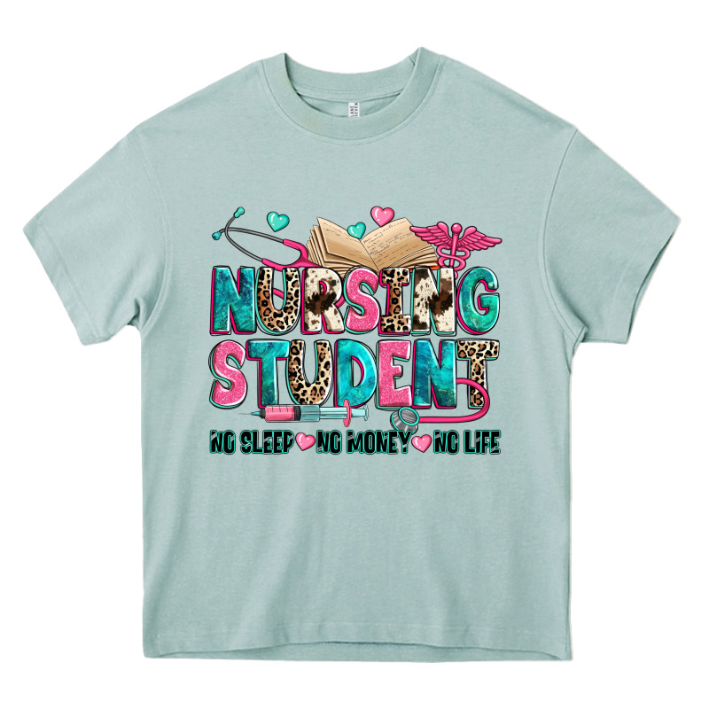 Nursing Student Heavy Core Tee by Zillion Design Studio | Teevron