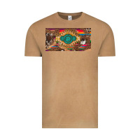 Vintage Camel western gemstone and leopard with serape licanse plate Vintage Tee - Artiststas