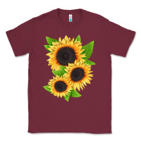 Burgundy treetops sunflower Classic Tee - LillyAllenDesigns