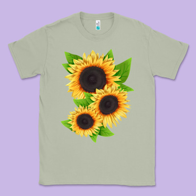 Treetops Sunflower Classic Tee Designed By Lillyallendesigns
