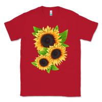 Red treetops sunflower Classic Tee - LillyAllenDesigns