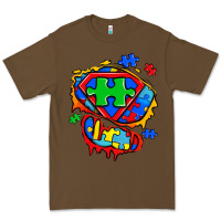 Cacao autism superhero ripped tshirt Premium Tee - Zillion Design Studio