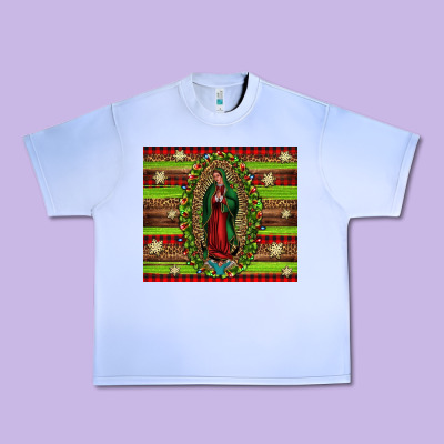 Our Lady Of Guadalupe Christmas Urban Heavy Tee Designed By Jasminsmagicworld