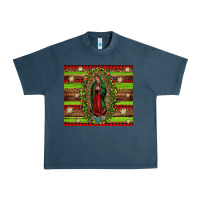 Midnight Navy our lady of Guadalupe Christmas Urban Heavy Tee - Jasminsmagicworld