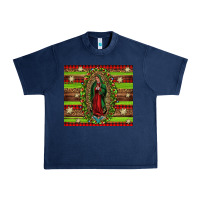 Navy our lady of Guadalupe Christmas Urban Heavy Tee - Jasminsmagicworld