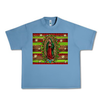 Pebble Blue our lady of Guadalupe Christmas Urban Heavy Tee - Jasminsmagicworld