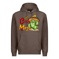 Coffee Cinco de mayo with cactus Premium Hoodie - NancyCooperArtShop