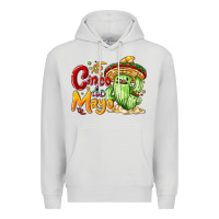 Dove Grey Cinco de mayo with cactus Premium Hoodie - NancyCooperArtShop