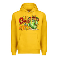 Lemon Cinco de mayo with cactus Premium Hoodie - NancyCooperArtShop