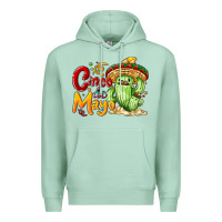 Seafoam Cinco de mayo with cactus Premium Hoodie - NancyCooperArtShop
