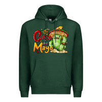 Sports Green Cinco de mayo with cactus Premium Hoodie - NancyCooperArtShop