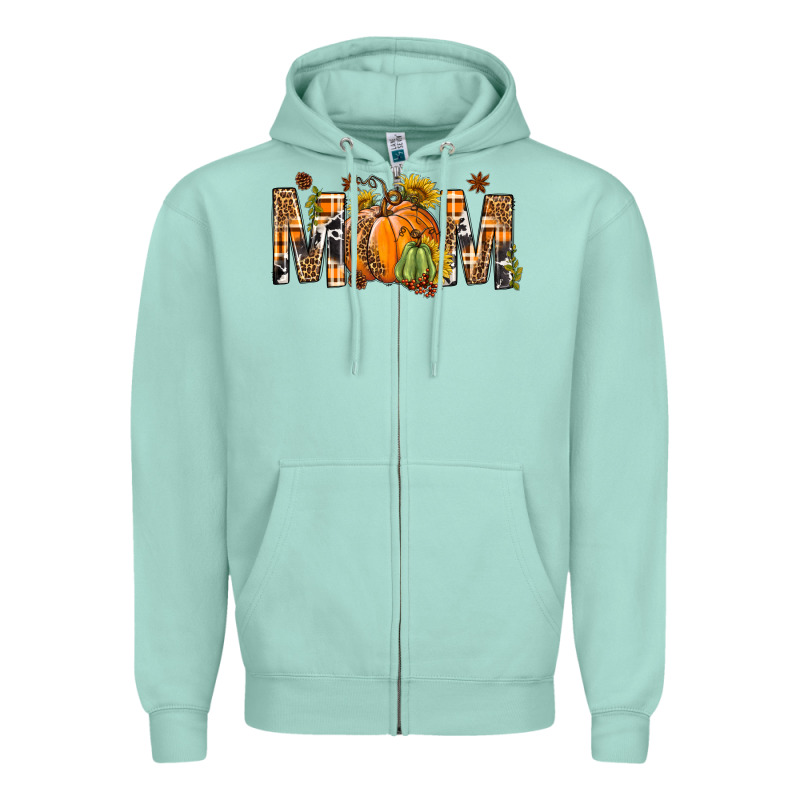 Western Mom With Pumpkins Zipper Hoodie by BundleAndBundleShop | Teevron