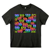 Asphalt Halloween Pumpkins Heavy Core Tee - texasbilliewilder
