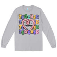 Moon Dust teacher and pencil heart Long Sleeve Tee - MaliasSmallBusiness