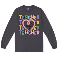 Smoke teacher and pencil heart Long Sleeve Tee - MaliasSmallBusiness