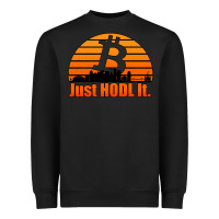 Black just hodl it new orleans skyline retro sunset Heavyweight Sweatshirt - Jasminsmagicworld
