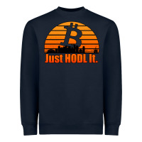 Navy just hodl it new orleans skyline retro sunset Heavyweight Sweatshirt - Jasminsmagicworld