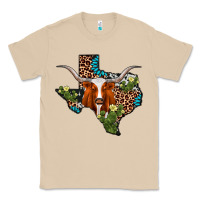 Mushroom longhorn texas map Classic Tee - AdoDesignShop