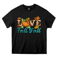 Black love fall y'all Heavy Core Tee - BarkalooDesign