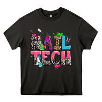 Asphalt nail tech Heavy Core Tee - Zillion Design Studio