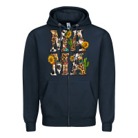 Navy Western Mama With Sunflowers Zipper Hoodie - BundleAndBundleShop