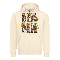 Sandshell Western Mama With Sunflowers Zipper Hoodie - BundleAndBundleShop