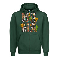 Sports Green Western Mama With Sunflowers Zipper Hoodie - BundleAndBundleShop