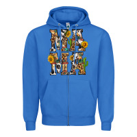 Western Mama With Sunflowers Zipper Hoodie | Teevron