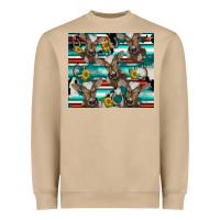 Mushroom western horseshoe sunflower brown cow Heavyweight Sweatshirt - BarkalooDesign