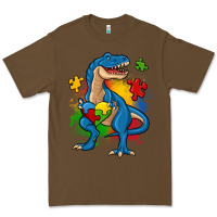 Cacao autism trex Premium Tee - Zillion Design Studio