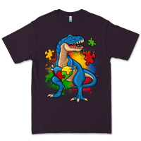 Plum autism trex Premium Tee - Zillion Design Studio
