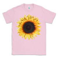 Bubblegum Pink treetops sunflower Classic Tee - LillyAllenDesigns