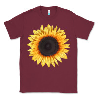 Burgundy treetops sunflower Classic Tee - LillyAllenDesigns