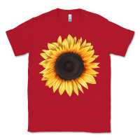 Red treetops sunflower Classic Tee - LillyAllenDesigns