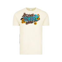 Vintage Arctic western cowgirl and sunflower with hat and cowhide leopard Vintage Tee - Artiststas