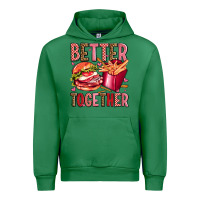 Emerald hamburger potatoes better together olivia Urban Hoodie - OliviaCreatesArt