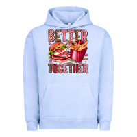 Pigment Grape Ice hamburger potatoes better together olivia Urban Hoodie - OliviaCreatesArt