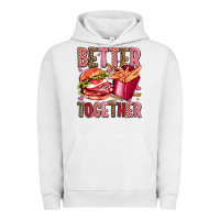 Pigment Lunar Rock hamburger potatoes better together olivia Urban Hoodie - OliviaCreatesArt