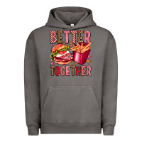 Pigment Tornado hamburger potatoes better together olivia Urban Hoodie - OliviaCreatesArt