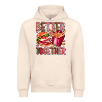 Sandshell hamburger potatoes better together olivia Urban Hoodie - OliviaCreatesArt